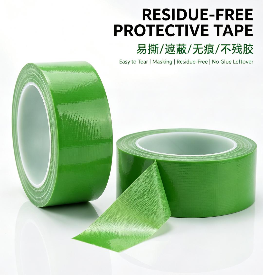 PE Woven Protective Masking Tape for Construction Surface Protection
