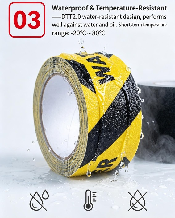 Non Skid Floor Protection Safety PVC Anti Slip Tape
