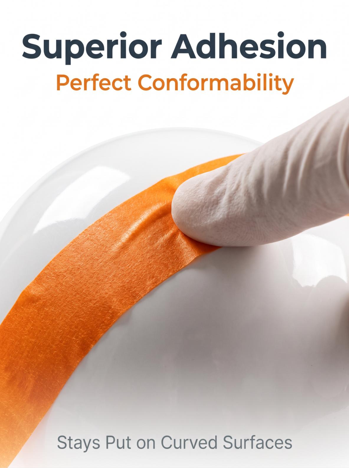 120°C High-Temperature UV-Resistant Crepe Paper Masking Tape