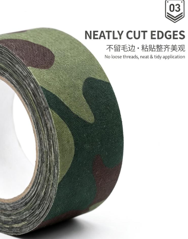 Camouflage Waterproof Hand‑Tear Cloth Tape for Outdoor Hunting Tactical Gear Repair