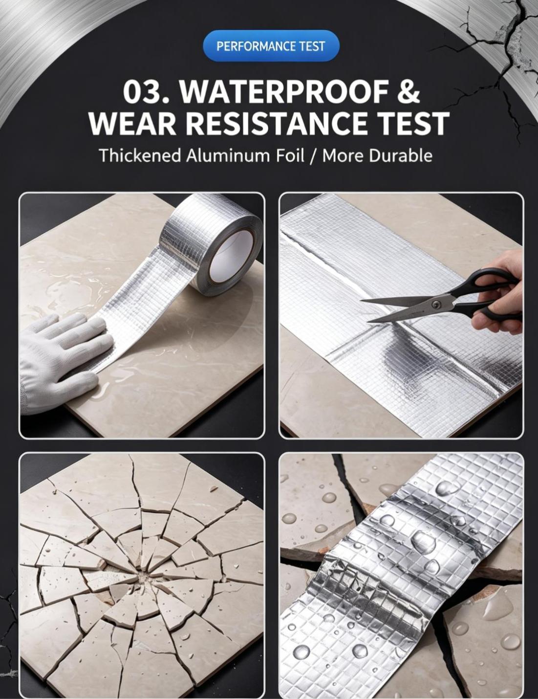 Super Sticky Leak‑Proof Butyl Tape for Roof Cracks, Gutter, Marine Repair