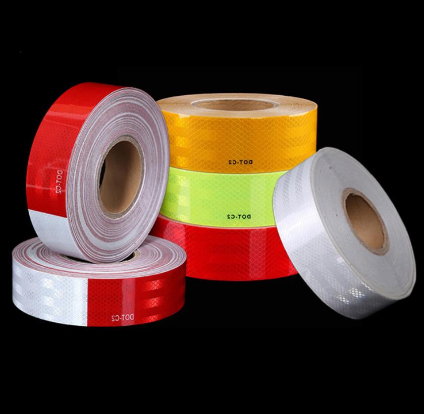  PET Reflective Film Tape Waterproof Durable Safety Warning Reflective Sticker Tape